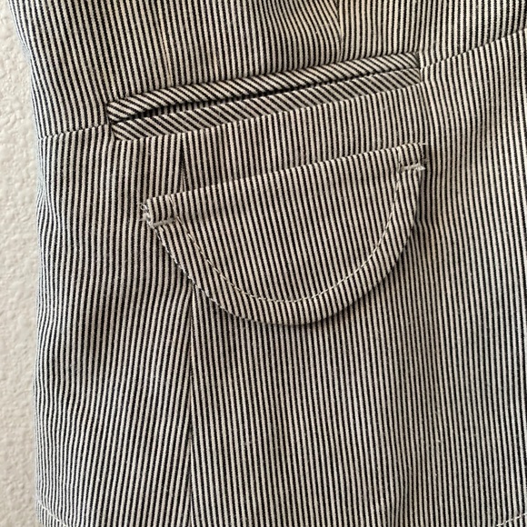 LOFT Short Sleeve Stripe Jacket -Size  0P - Picture 4 of 13